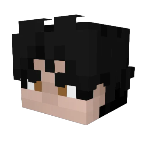 Cunhavaz Minecraft avatar head, 3D render