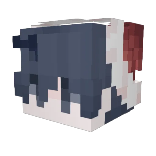 CunneOwO Minecraft avatar head, 3D render