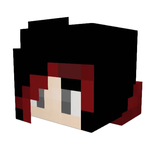 CupCake_217 Minecraft avatar head, 3D render