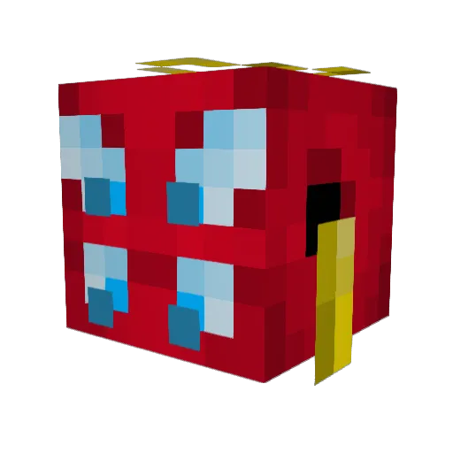 CupOnoodelz Minecraft avatar head, 3D render