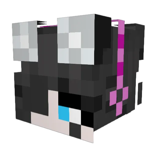 CupQuake106 Minecraft avatar head, 3D render