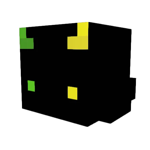 Cup_Lemonade Minecraft avatar head, 3D render