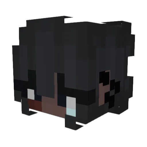 CupcakeJenna010 Minecraft avatar head, 3D render