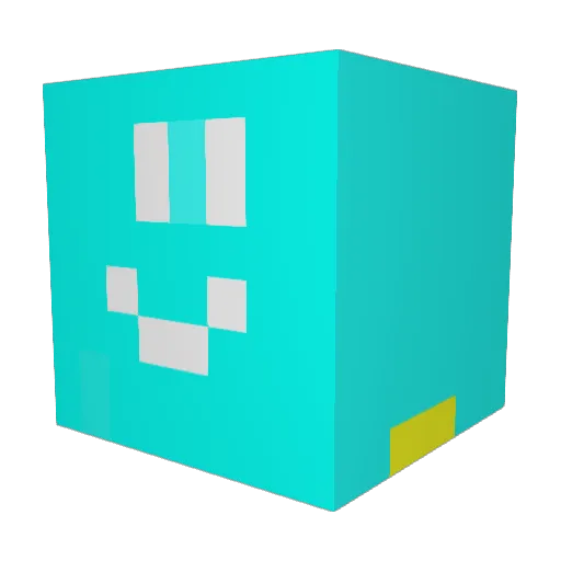 CupcakeSimon Minecraft avatar head, 3D render