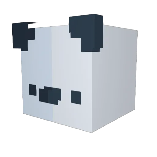 Cupcake_321go Minecraft avatar head, 3D render