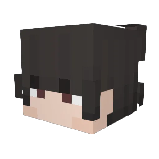 Cupcake_MC Minecraft avatar head, 3D render