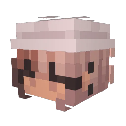 Cupcake_Savage07 Minecraft avatar head, 3D render