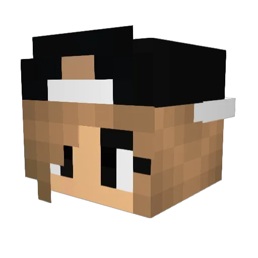 Cupcake_pretty Minecraft avatar head, 3D render