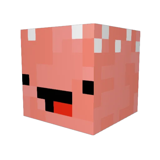 Cupcakelover02 Minecraft avatar head, 3D render