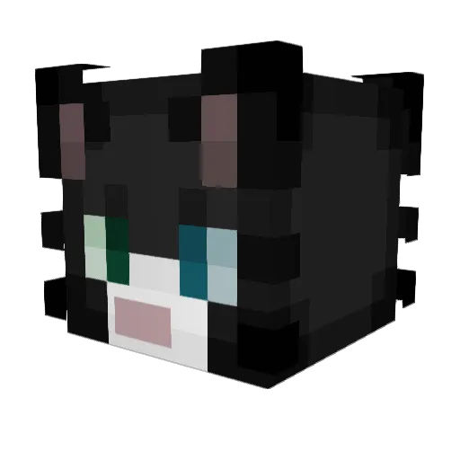 Cupomaz Minecraft avatar head, 3D render