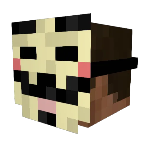 CuppaJoe10 Minecraft avatar head, 3D render