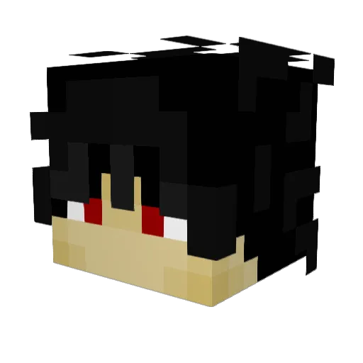 Cuptoliverr Minecraft avatar head, 3D render