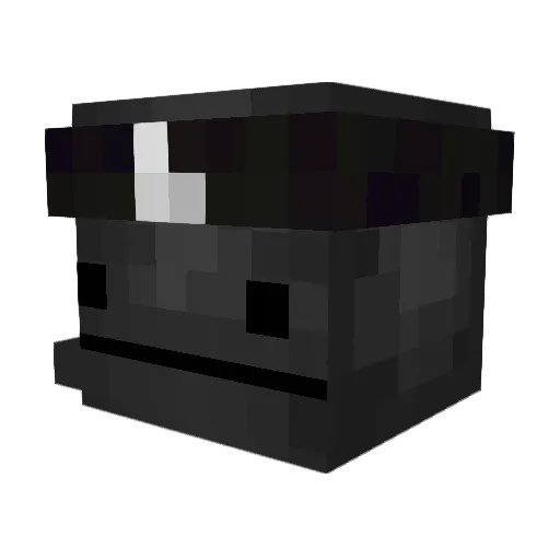 CurativeWheel Minecraft avatar head, 3D render