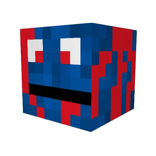 Curb_Kicker Minecraft avatar head, 3D render