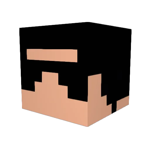 Curbalas Minecraft avatar head, 3D render