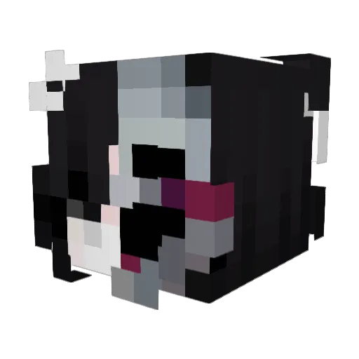 CuriosAPI Minecraft avatar head, 3D render