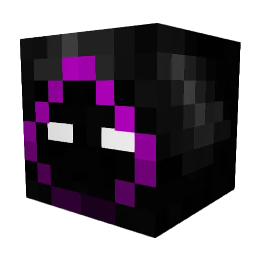 CuriousChaotic Minecraft avatar head, 3D render