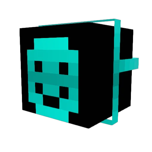CuriousPixel Minecraft avatar head, 3D render