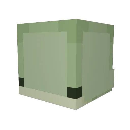 Curiouskyra Minecraft avatar head, 3D render