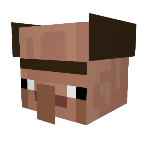 CurlingKuehnel Minecraft avatar head, 3D render