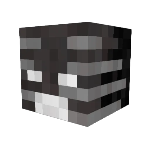 CurlySyxGott Minecraft avatar head, 3D render