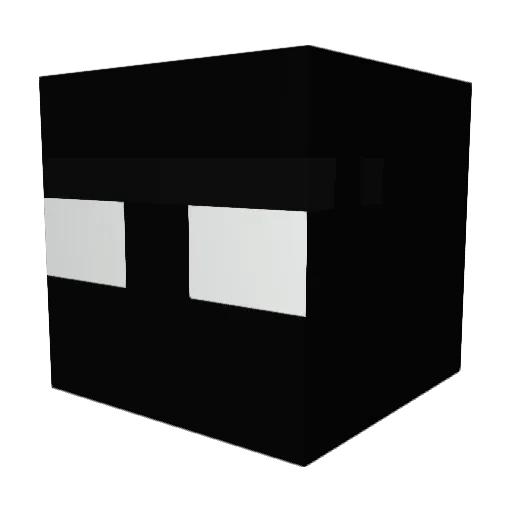 Curlyfriesss Minecraft avatar head, 3D render