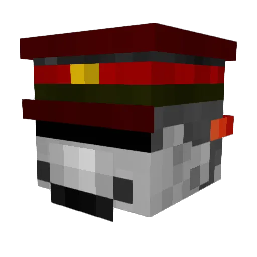 Curr946 Minecraft avatar head, 3D render