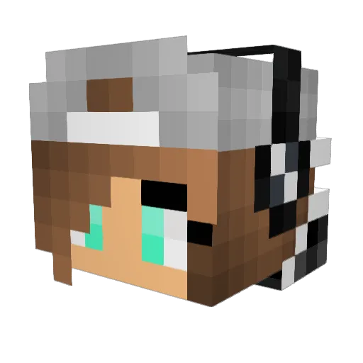 CurrentJ0ys Minecraft avatar head, 3D render