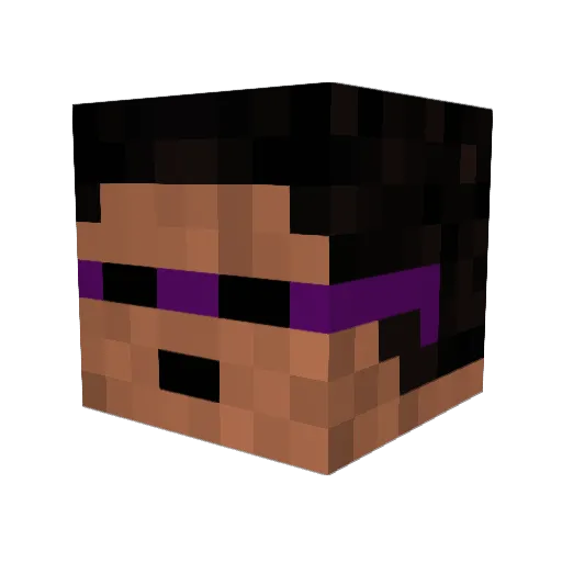 Currumbin_Eagle Minecraft avatar head, 3D render