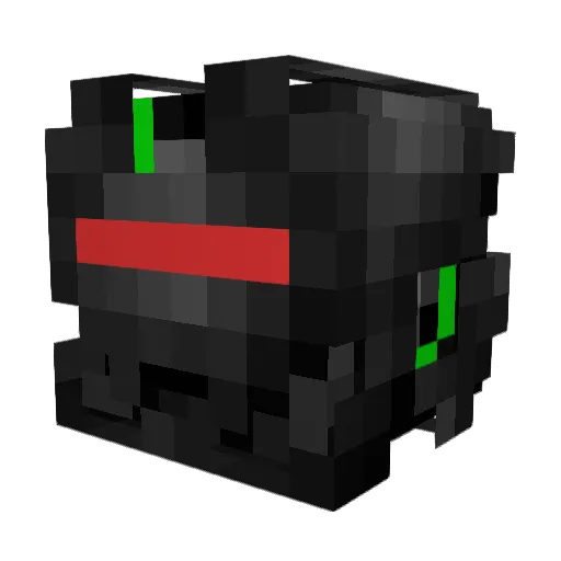 CurryKing3350 Minecraft avatar head, 3D render