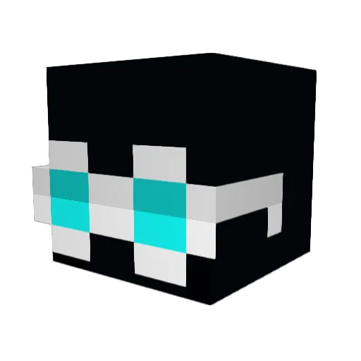CurryODenzel Minecraft avatar head, 3D render