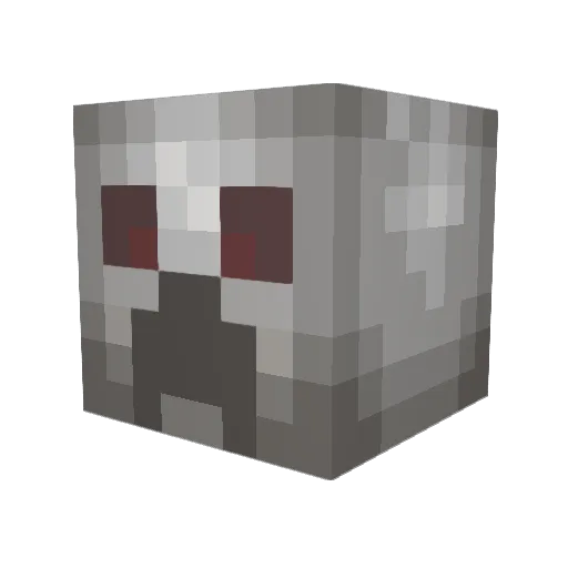 Currywurst1999 Minecraft avatar head, 3D render