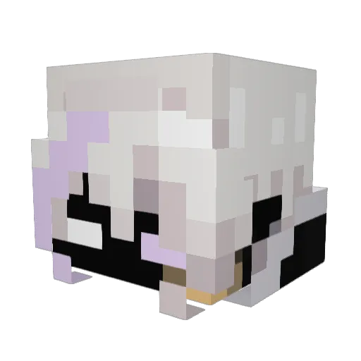 CursedAbyss_ Minecraft avatar head, 3D render