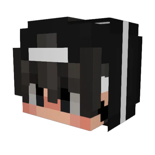 CursedBum Minecraft avatar head, 3D render