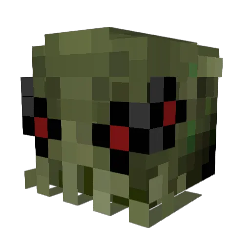 CursedCroissant Minecraft avatar head, 3D render