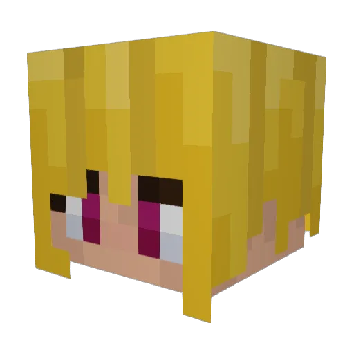 CursedFlames05 Minecraft avatar head, 3D render