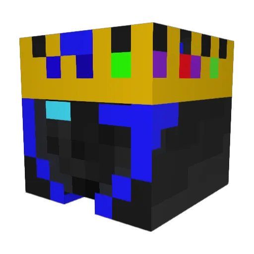 CursedPhantom Minecraft avatar head, 3D render