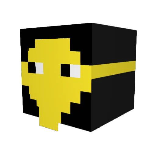 CursedPlagueDoc Minecraft avatar head, 3D render
