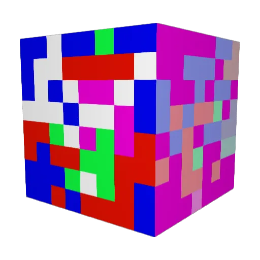 CursedSkin Minecraft avatar head, 3D render