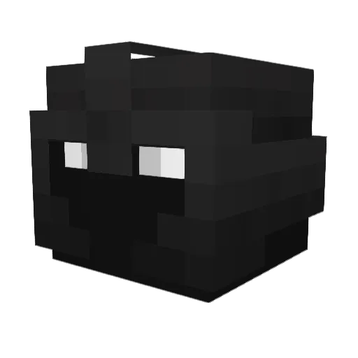 Cursed_Knight Minecraft avatar head, 3D render
