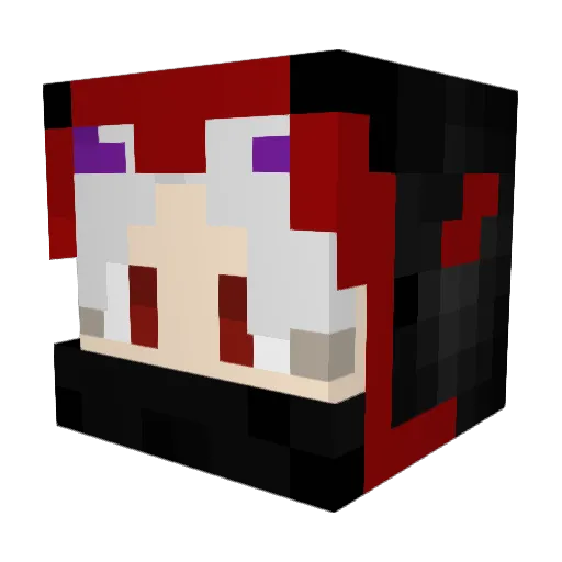 Cursed_Relic Minecraft avatar head, 3D render