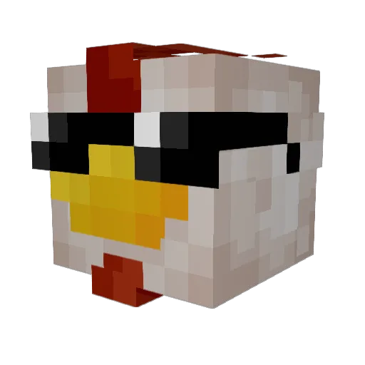Cursed_storm Minecraft avatar head, 3D render