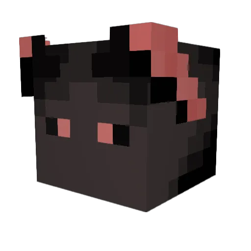 Cursedrice69 Minecraft avatar head, 3D render