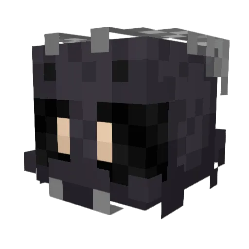 Cursorship Minecraft avatar head, 3D render