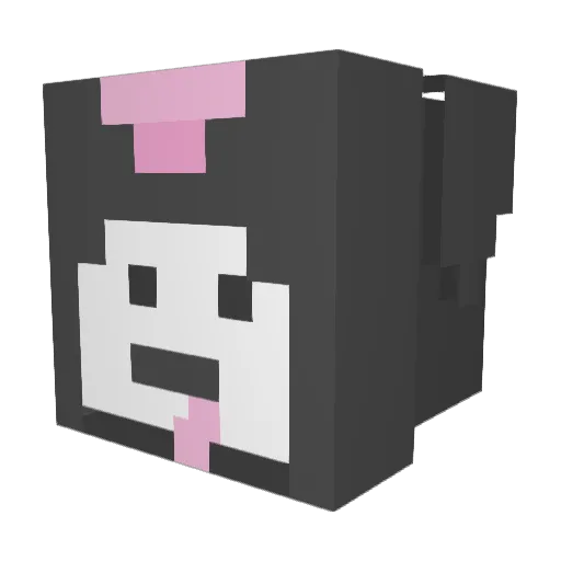 CurtisCureAll Minecraft avatar head, 3D render