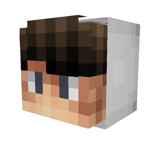 CusImKriss Minecraft avatar head, 3D render
