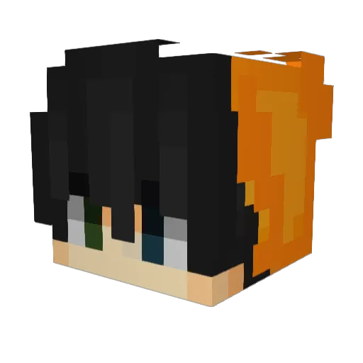 Cuspy_MC Minecraft avatar head, 3D render