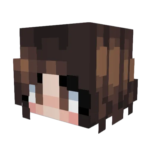 CuteAsBugs Minecraft avatar head, 3D render