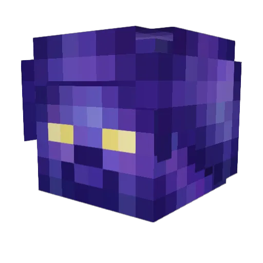 CuteBabysitter Minecraft avatar head, 3D render