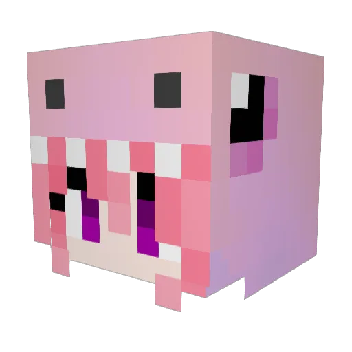 CuteBoyLcc Minecraft avatar head, 3D render